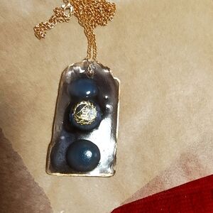 Throat charka necklace